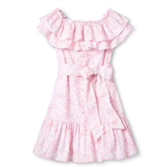 Lisa Marie Fernandez Floral Off Shoulder Dress XS - Picture 8 of 8